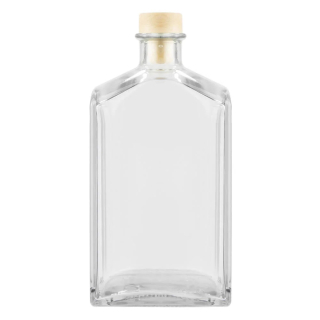 Sklenená fľaša BRANDY 500 ml so zátkou